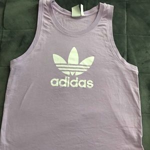 Lilac Adidas Sleeveless Tank